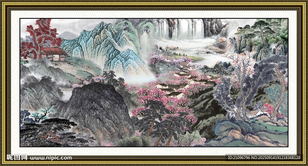 山水国画