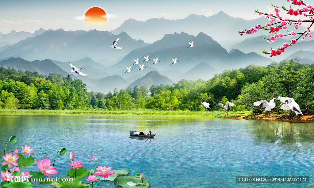 山水风景图