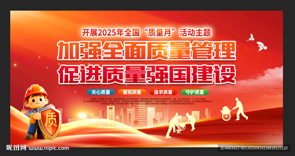 质量月宣传海报