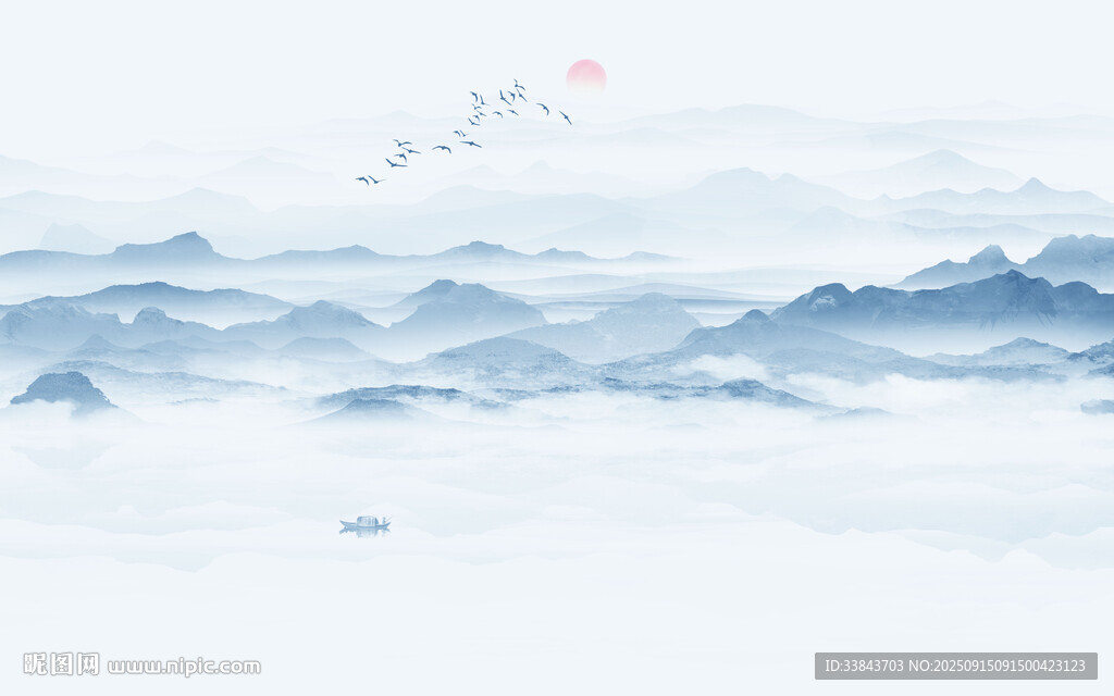意境水墨山水