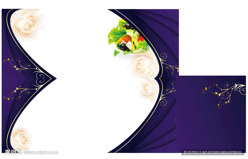 紫色梦幻风格装饰图案