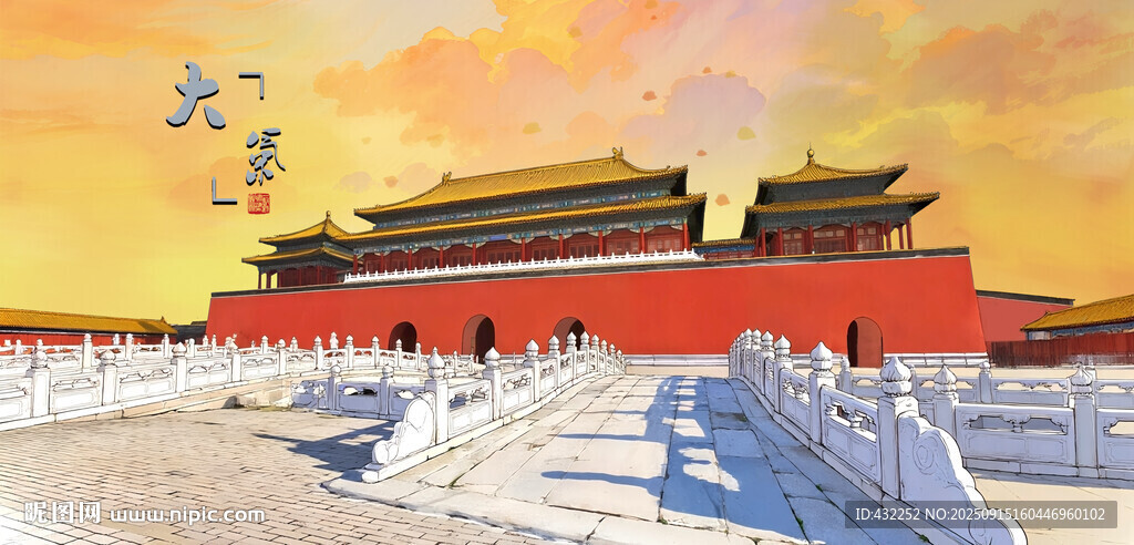 故宫壮丽景观