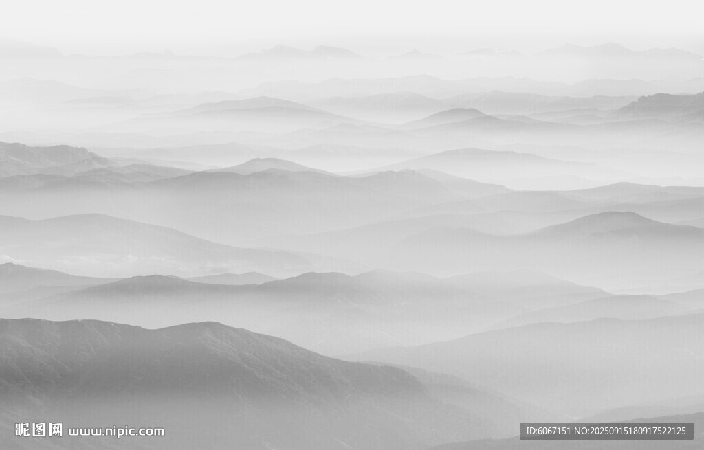 水墨群山远山背景图