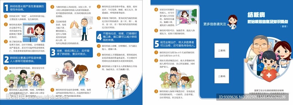 结核病 三折页