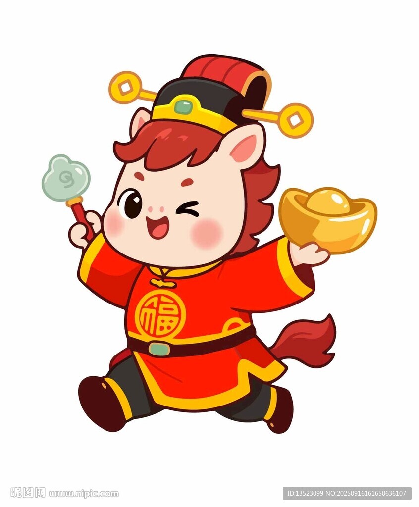 2026小马送福贴纸挂件红包玩