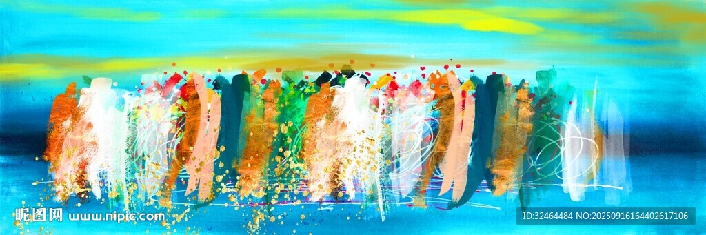 抽象油画