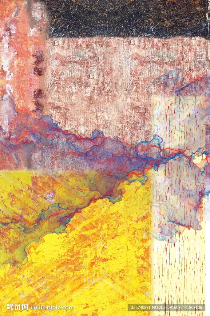 抽象油画