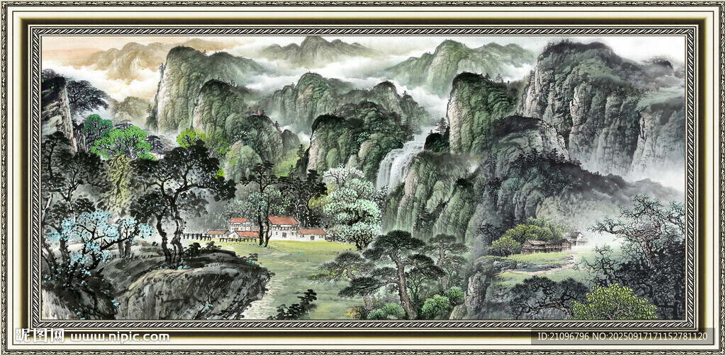 中国画山水