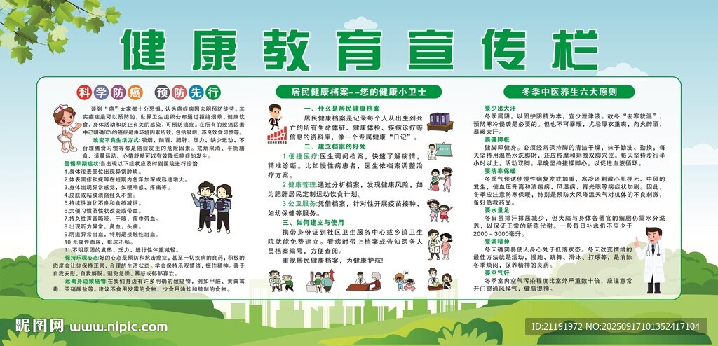 健康教育宣传栏