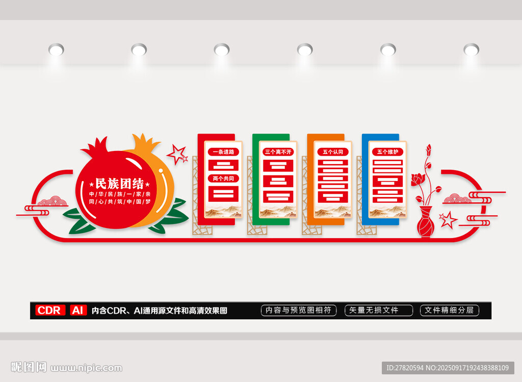 民族团结文化墙