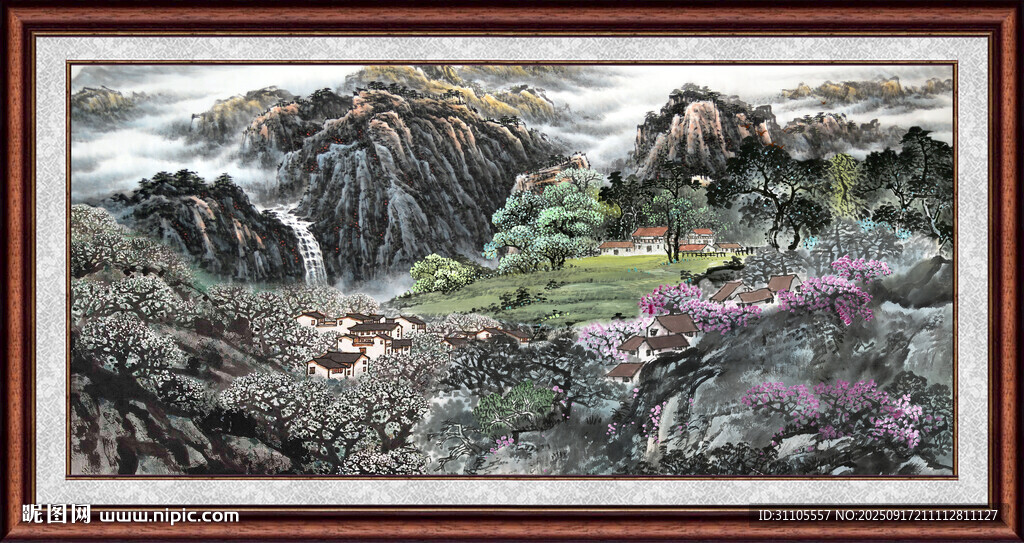 中堂山水画