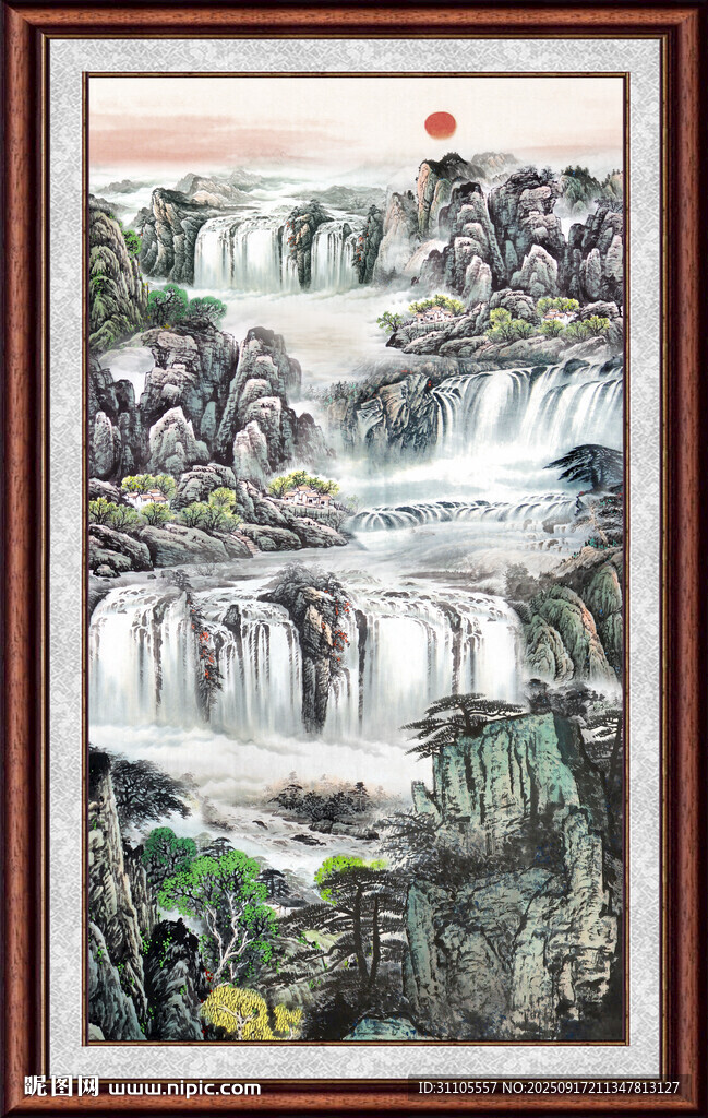 中堂山水画
