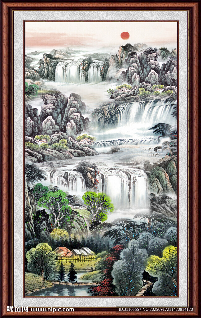 中堂山水画
