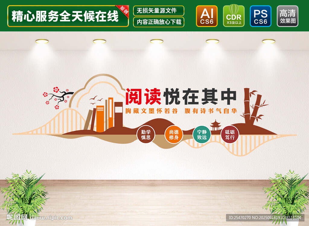 阅读文化墙