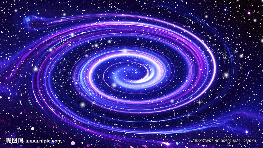 紫色宇宙星空