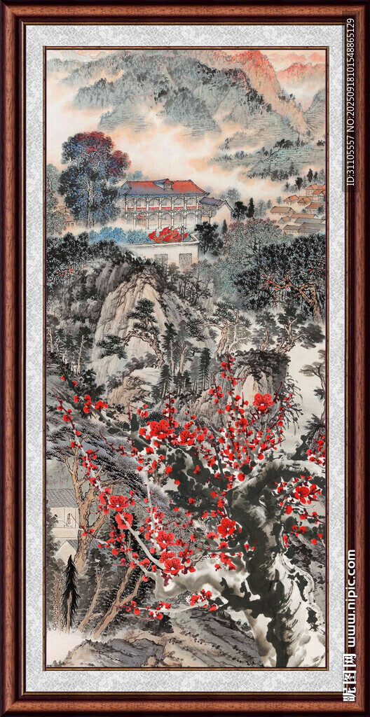  客厅山水画 