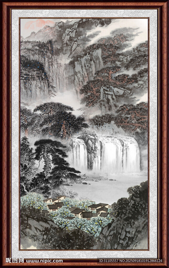 山水中堂画