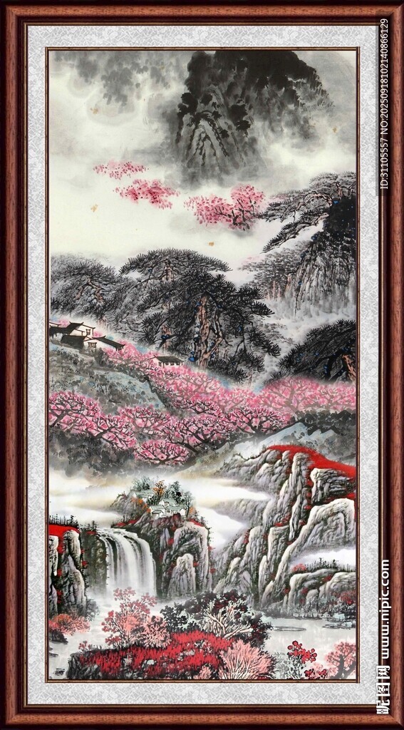  客厅山水画 