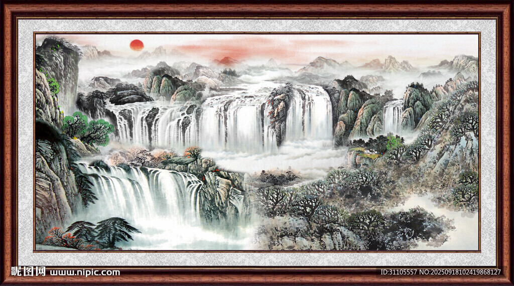  客厅山水画 