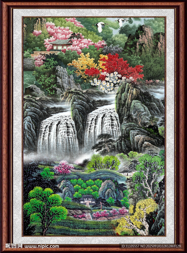  客厅山水画 