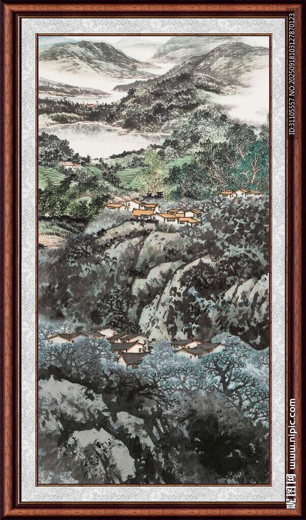  客厅山水画 