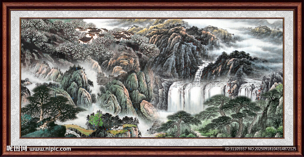  客厅山水画
