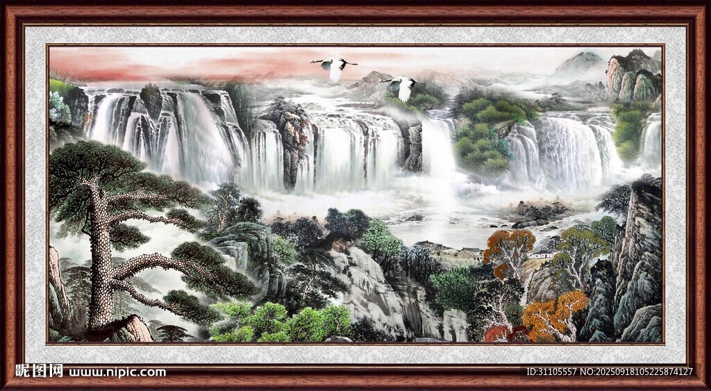  客厅山水画