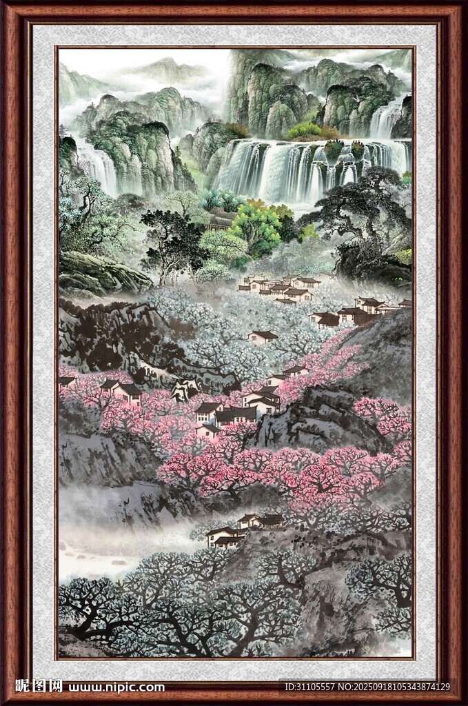  客厅山水画 