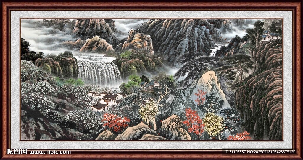  客厅山水画 