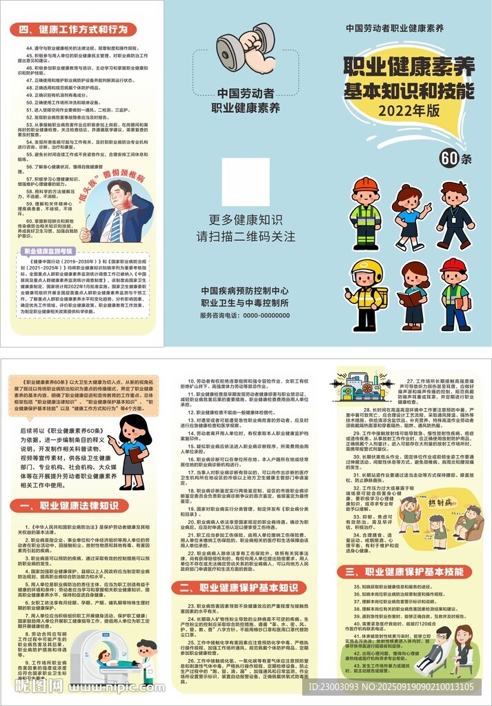 职业健康折页
