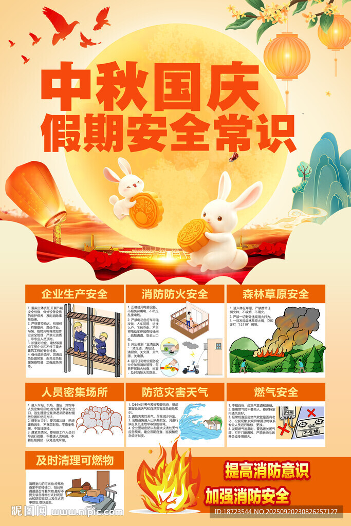 中秋国庆假期安全常识