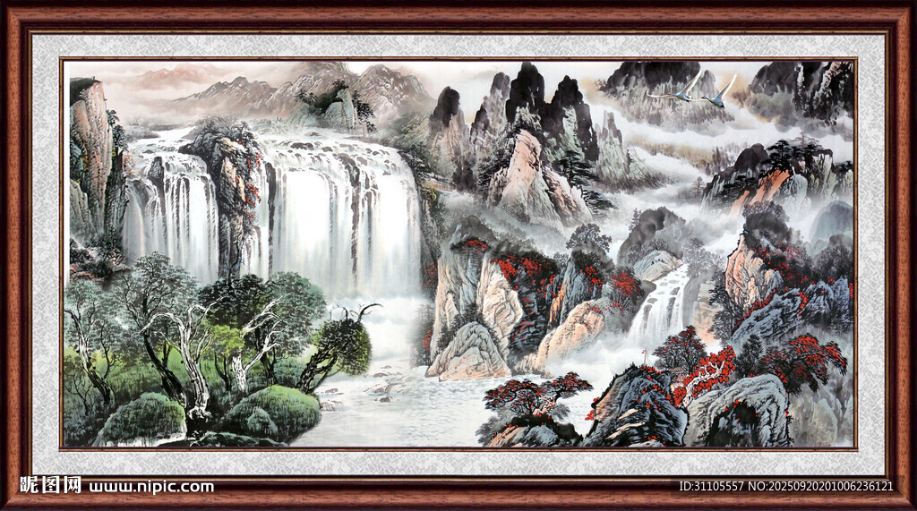 山水风景画 