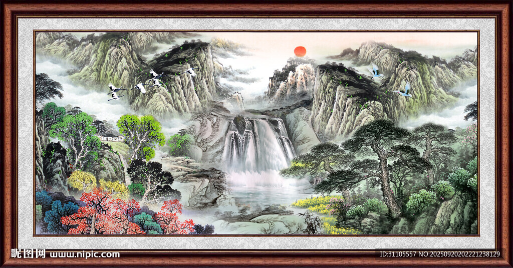 山水风景画 
