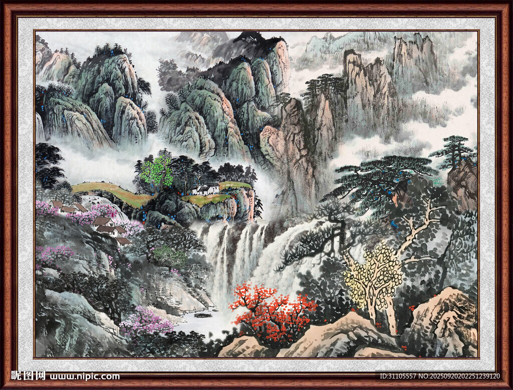 山水风景画 