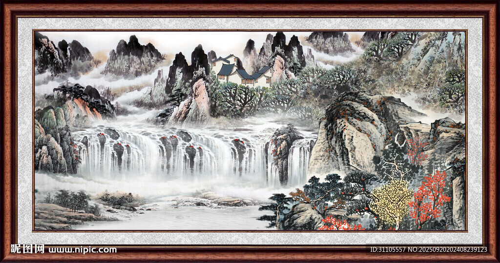 山水风景画 