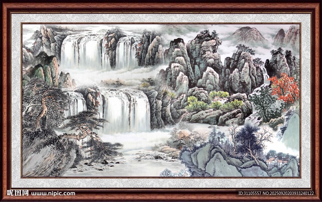 中式山水装饰画