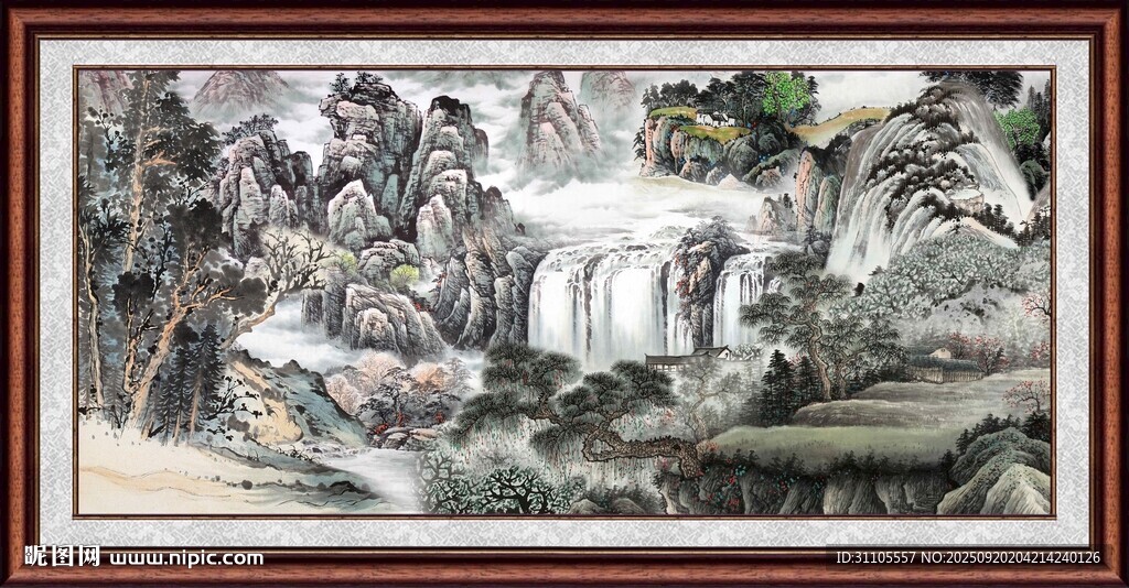 山水风景画作