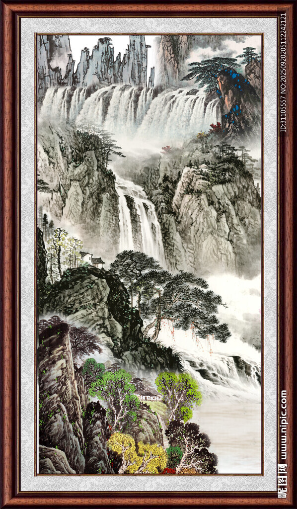 山水中堂画