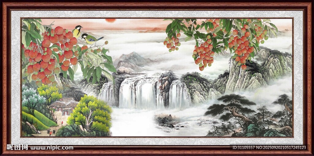 山水花鸟