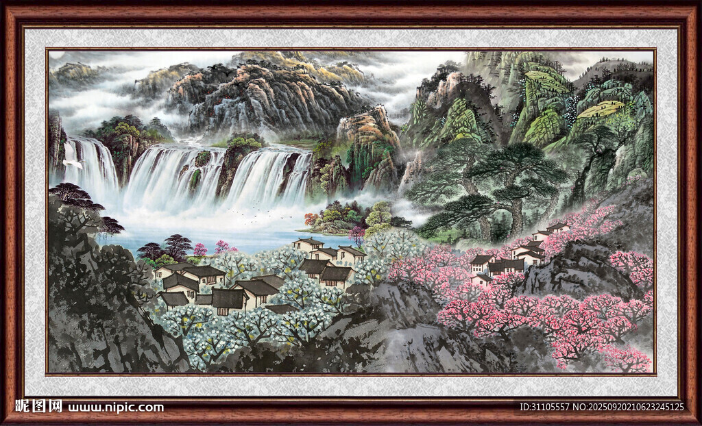 山水风景画 