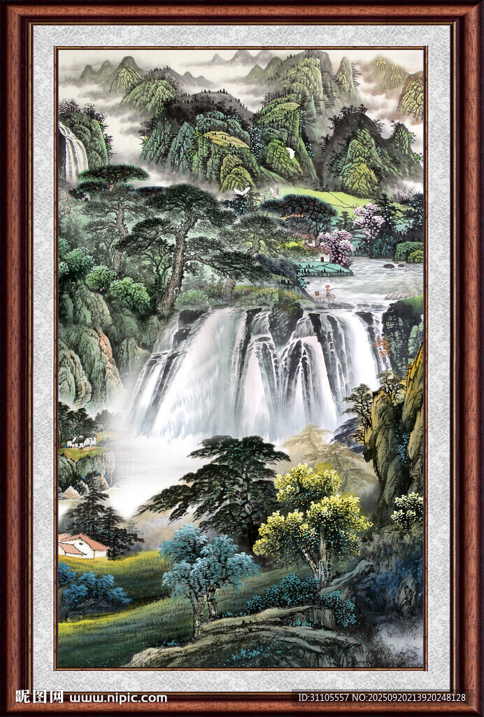 山水中堂画
