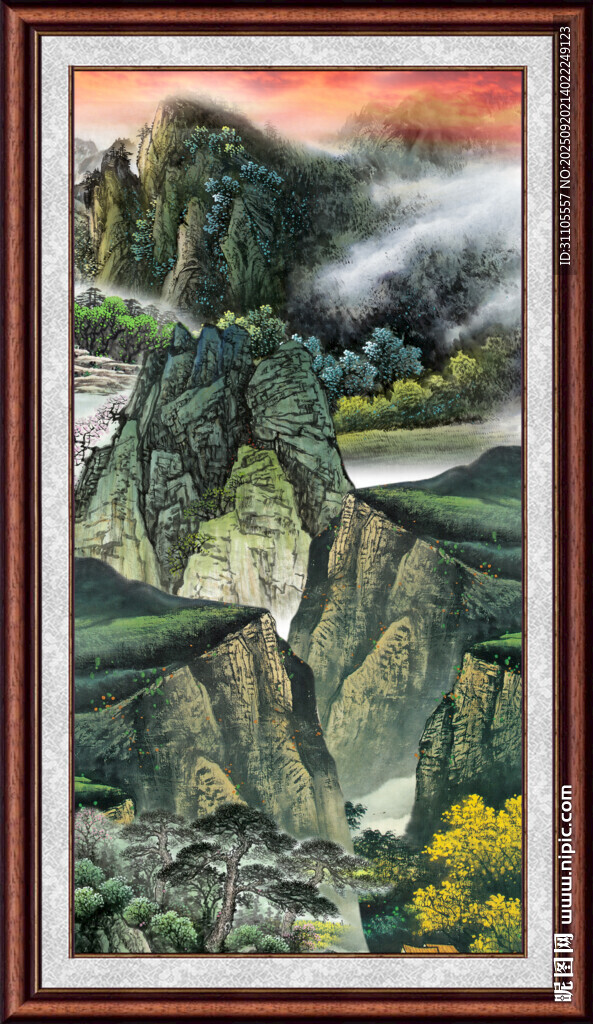 山水风景画 