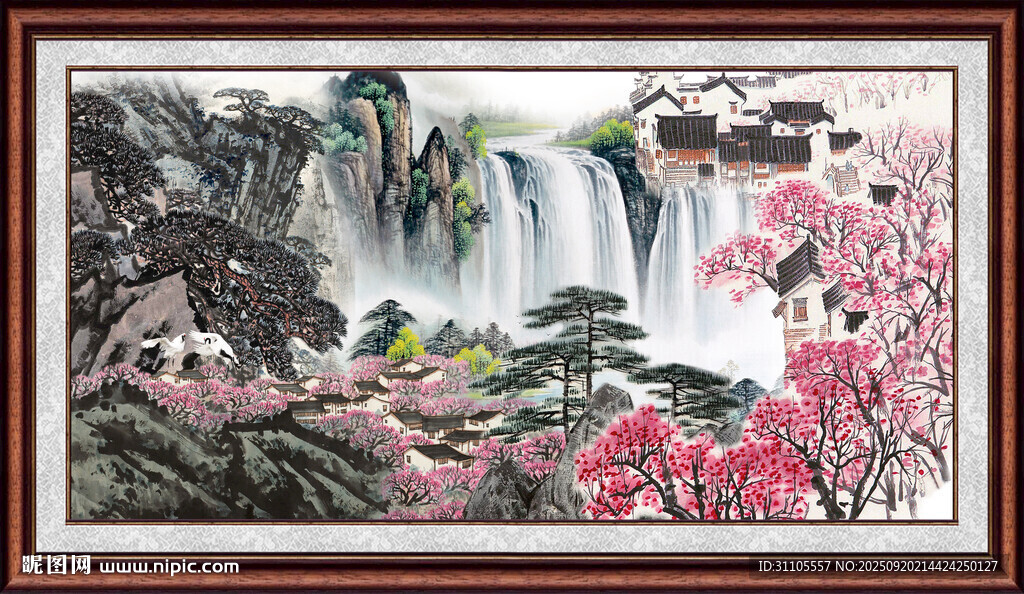 山水风景画 