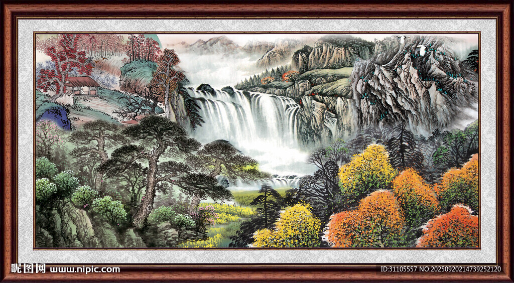 山水风景画 
