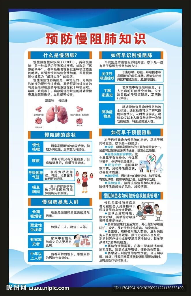 世界慢肺阻日海报