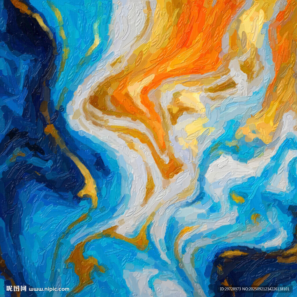 抽象油画装饰画