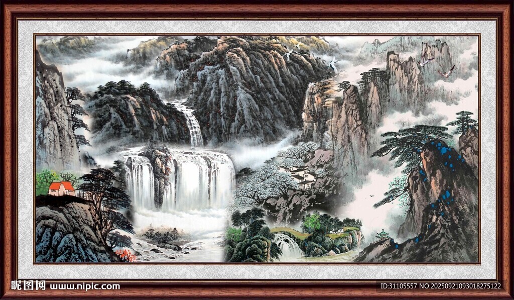 山水国画装饰画