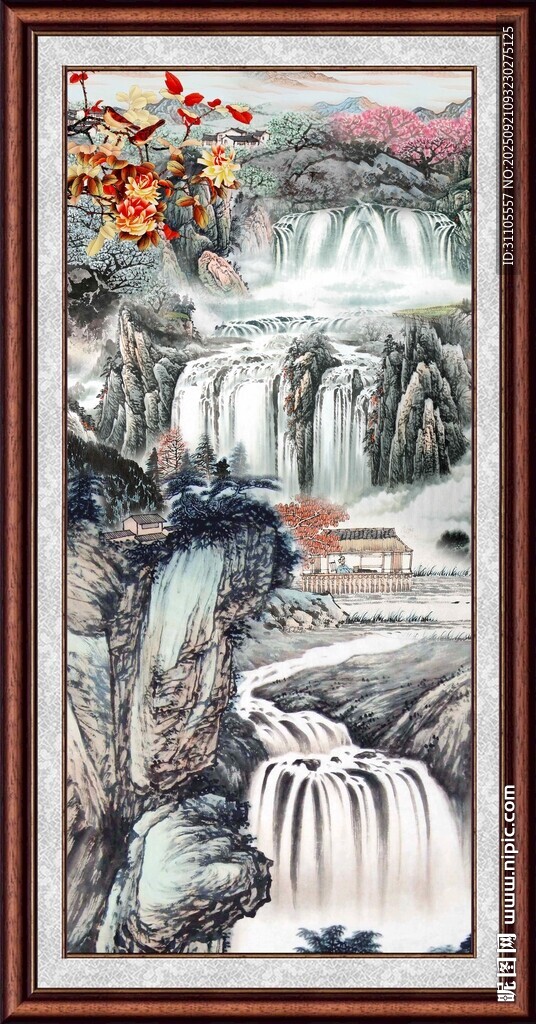 中式山水国画装饰画