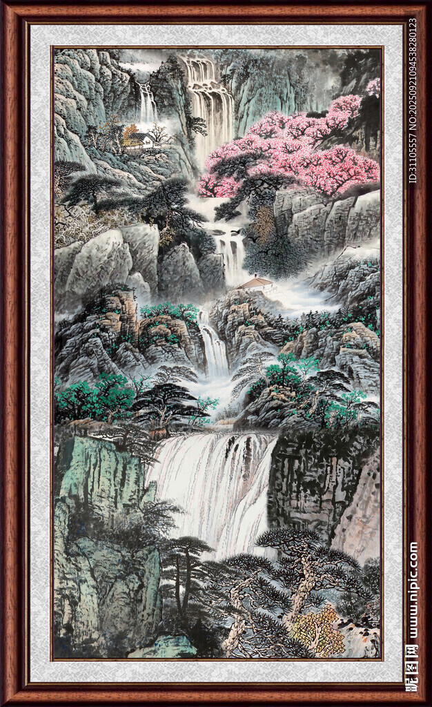 中国画山水 