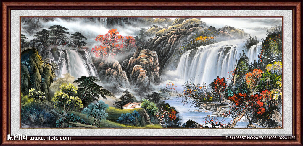 中国画山水